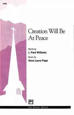 Alfred Publishing - Creation Will Be at Peace