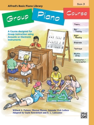 Alfred Publishing - Alfreds Basic Group Piano Course, Book 3 - Palmer/Manus/Lethco - Piano - Book