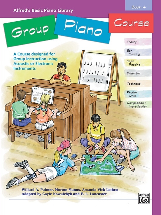 Alfred\'s Basic Group Piano Course, Book 4 - Palmer/Manus/Lethco - Piano - Book