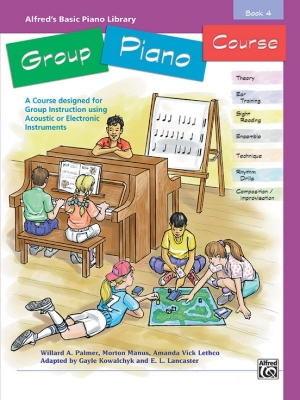 Alfred Publishing - Alfreds Basic Group Piano Course, Book 4 - Palmer/Manus/Lethco - Piano - Book