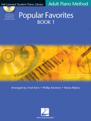 Hal Leonard - Popular Favorites, Book 1 (Hal Leonard Student Piano Library Adult Piano Method) - Piano - Book/CD