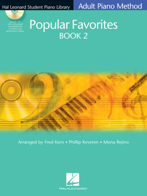 Hal Leonard - Popular Favorites, Book 2 (Hal Leonard Student Piano Library Adult Piano Method) - Piano - Book/CD