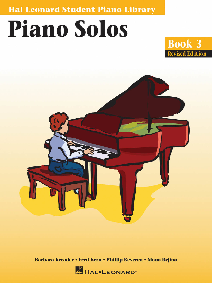Piano Solos Book 3, Revised Edition (Hal Leonard Student Piano Library) - Piano - Book