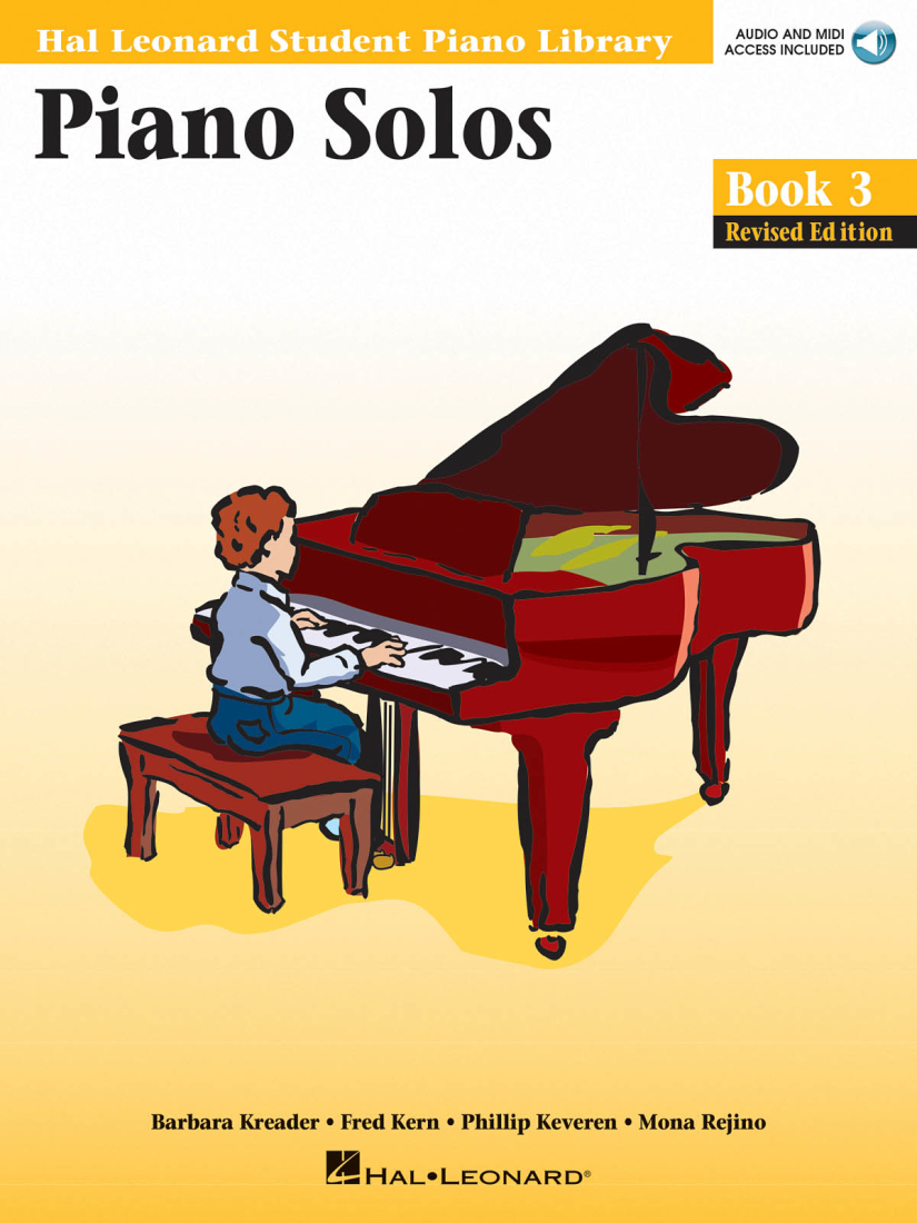 Piano Solos Book 3, Revised Edition (Hal Leonard Student Piano Library) - Piano - Book/Audio Online