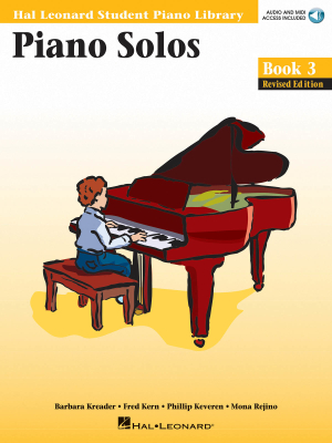 Hal Leonard - Piano Solos Book 3, Revised Edition (Hal Leonard Student Piano Library) - Piano - Book/Audio Online