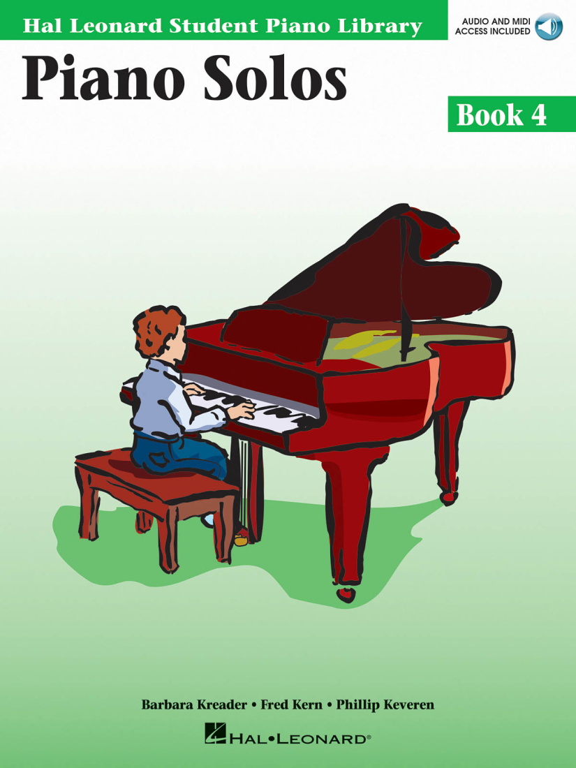 Piano Solos Book 4 (Hal Leonard Student Piano Library) - Piano - Book/Audio Online