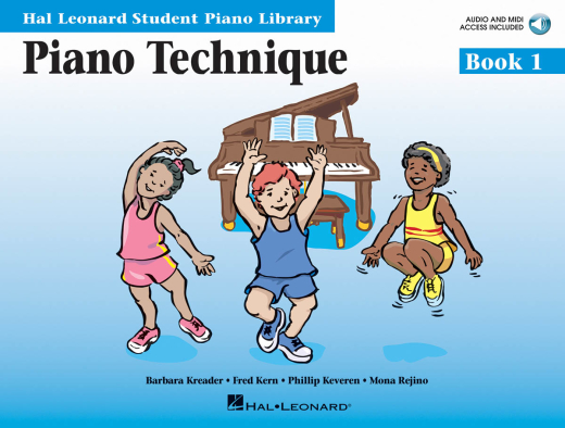 Piano Technique Book 1 (Hal Leonard Student Piano Library) - Piano - Book/Audio Online
