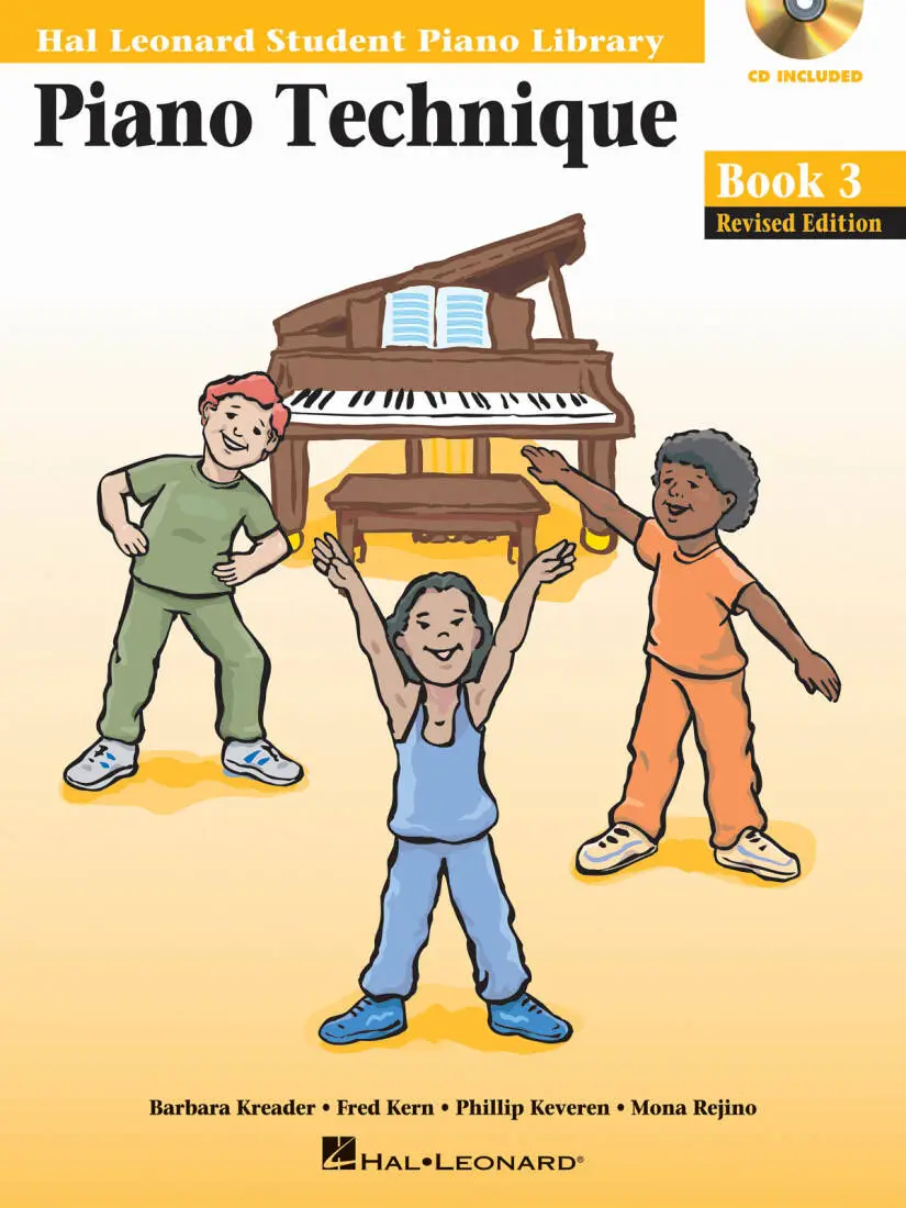 Piano Technique Book 3, Revised Edition (Hal Leonard Student Piano Library) - Piano - Book/CD
