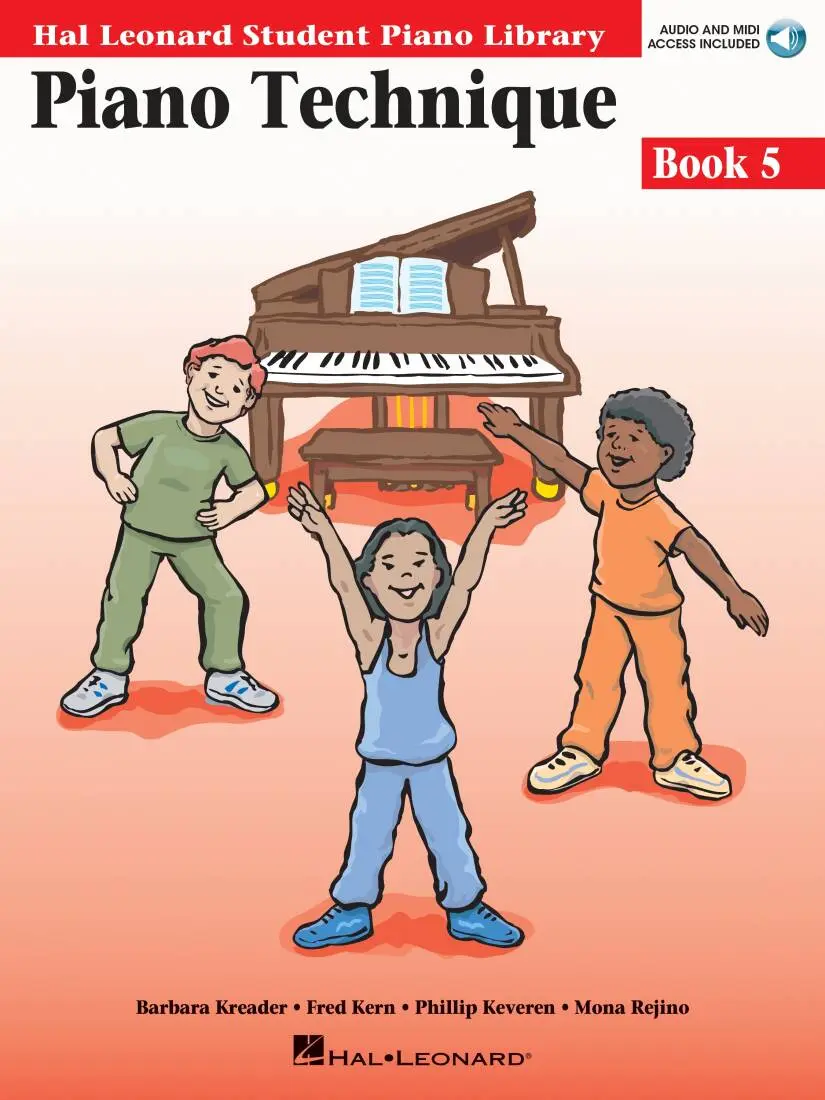 Piano Technique Book 5 (Hal Leonard Student Piano Library) - Piano - Book/Audio Online