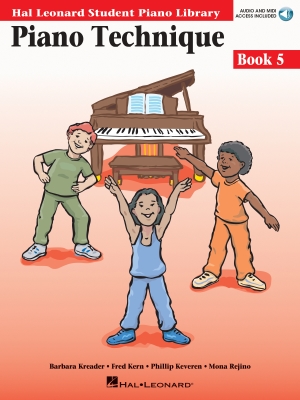 Hal Leonard - Piano Technique Book 5 (Hal Leonard Student Piano Library) - Piano - Book/Audio Online