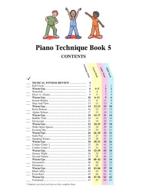 Piano Technique Book 5 (Hal Leonard Student Piano Library) - Piano - Book/Audio Online