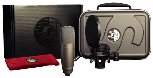 KSM42 Large Dual-Diaphragm Condenser Microphone with Shockmount+Windscreen