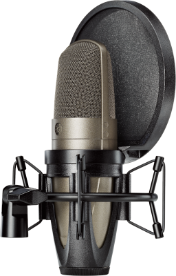 KSM42 Large Dual-Diaphragm Condenser Microphone with Shockmount+Windscreen
