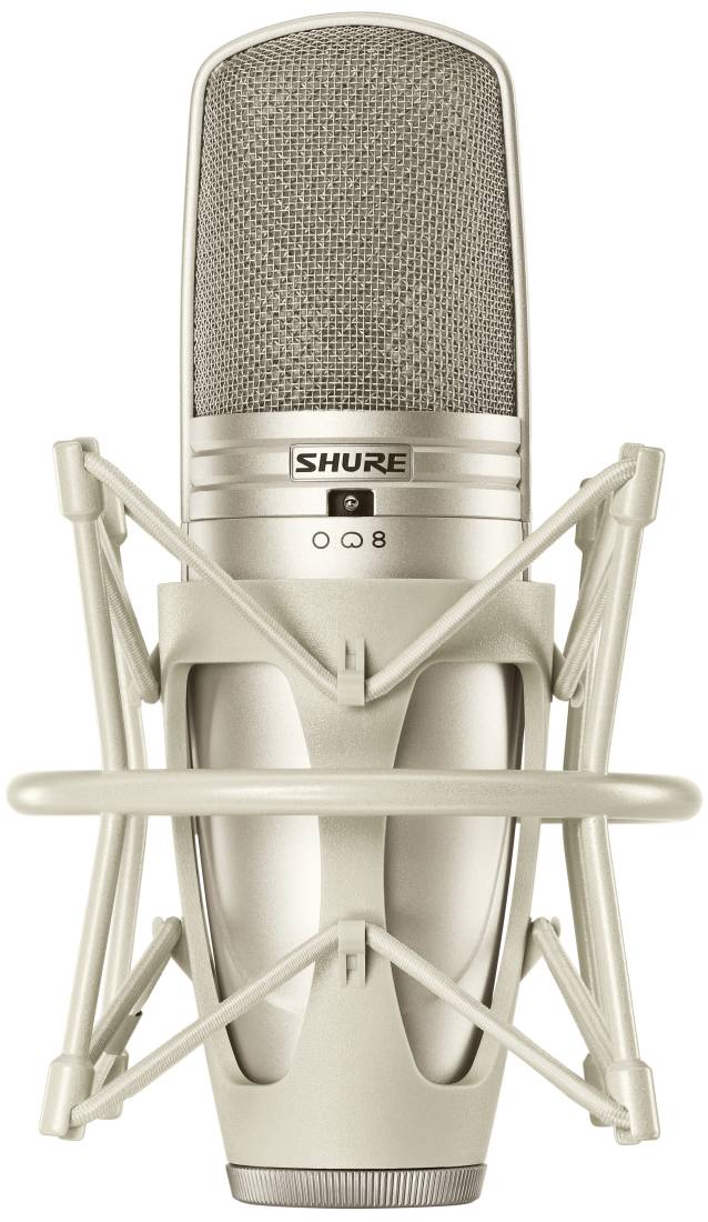 KSM44A Large Diaphragm Multi-Pattern Condenser Microphone with Shockmount