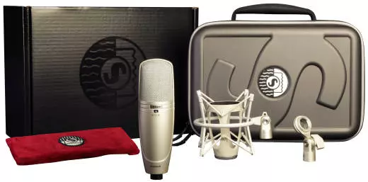 KSM44A Large Diaphragm Multi-Pattern Condenser Microphone with Shockmount