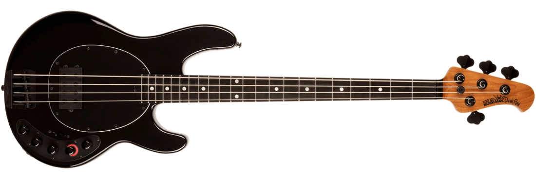 DarkRay 4 String Bass with Case - Obsidian Black