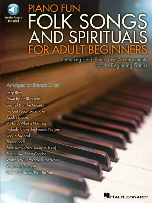Piano Fun: Folk Songs and Spirituals for Adult Beginners - Dillon - Piano - Book/Audio Online