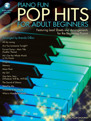 Hal Leonard - Piano Fun: Pop Hits for Adult Beginners - Dillon - Piano - Book/Audio Online