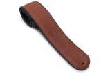 Martin Guitars - Premium Rolled Leather Guitar Strap with Embossed Logo - Brown