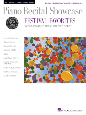 Hal Leonard - Piano Recital Showcase: Festival Favorites, Book 2 - Piano - Book