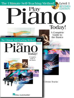 Hal Leonard - Play Piano Today! Level1 (Revised Edition) Beginners Pack Piano Livre/Audio en ligne/DVD