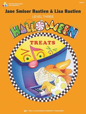 Kjos Music - Halloween Treats, Level 3 - Bastien - Piano - Book