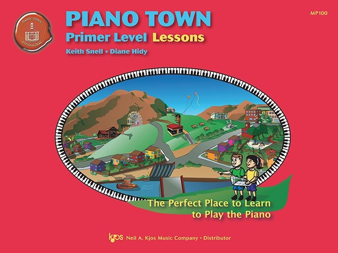 Piano Town: Lessons, Primer Level - Hidy/Snell - Piano - Book