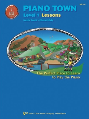 Piano Town: Lessons, Level 1 - Hidy/Snell - Piano - Book
