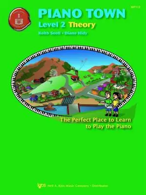 Kjos Music - Piano Town: Theory, Level 2 - Hidy/Snell - Piano - Book