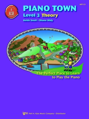 Piano Town: Theory, Level 3 - Hidy/Snell - Piano - Book