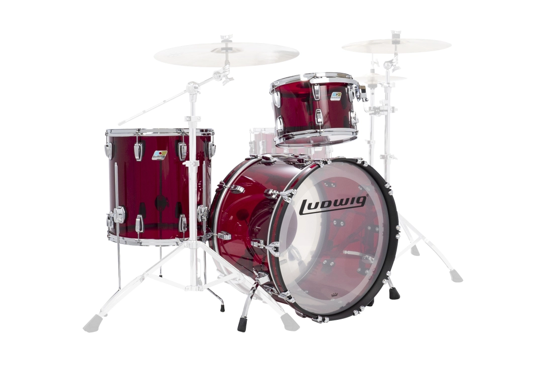 Vistalite 50th Anniversary 3-Piece Shell Pack (22,13,16) - Red