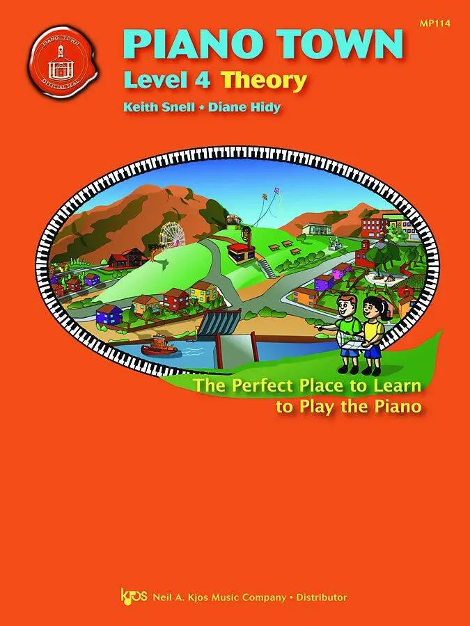 Piano Town: Theory, Level 4 - Hidy/Snell - Piano - Book
