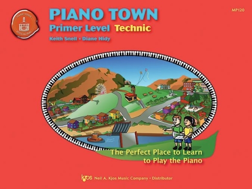 Kjos Music - Piano Town: Technic, Primer Level - Hidy/Snell - Piano - Book