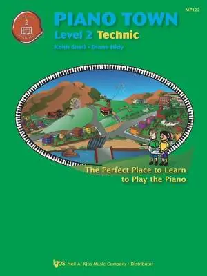 Kjos Music - Piano Town: Technic, Level 2 - Hidy/Snell - Piano - Book
