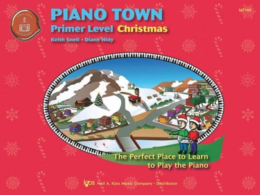 Kjos Music - Piano Town: Christmas, Primer Level - Hidy/Snell - Piano - Book