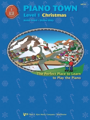Kjos Music - Piano Town: Christmas, Level 1 - Hidy/Snell - Piano - Book