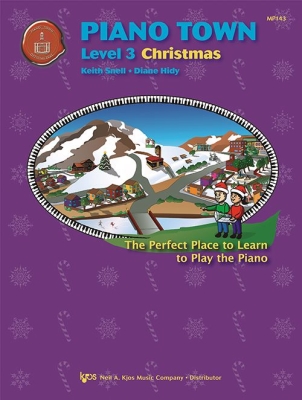 Kjos Music - Piano Town: Christmas, Level 3 - Hidy/Snell - Piano - Book