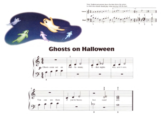 Piano Town: Halloween, Primer Level - Hidy/Snell - Piano - Book