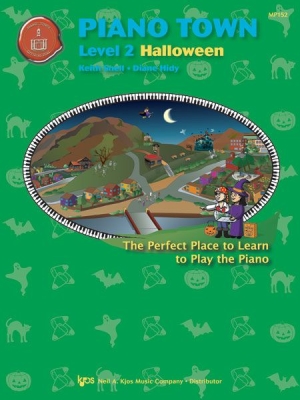 Piano Town: Halloween, Level 2 - Hidy/Snell - Piano - Book