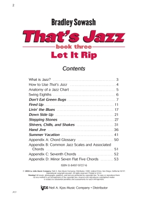 That\'s Jazz, Book 3: Let It Rip - Sowash - Piano - Book/Audio Online