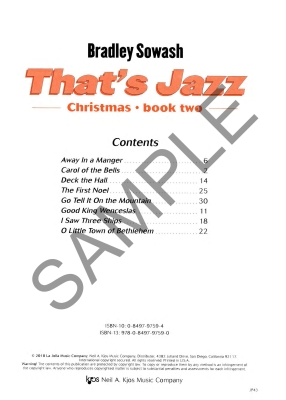 That\'s Jazz Christmas, Book 2 - Sowash - Piano - Book/Audio Online