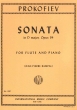 International Music Company - Sonata in D major, Opus 94 - Prokofiev/Rampal - Flute/Piano - Book