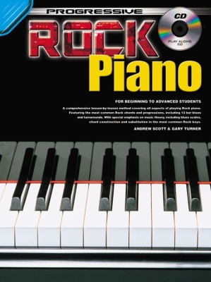 Progressive Rock Piano - Turner/Scott - Piano - Book/CD