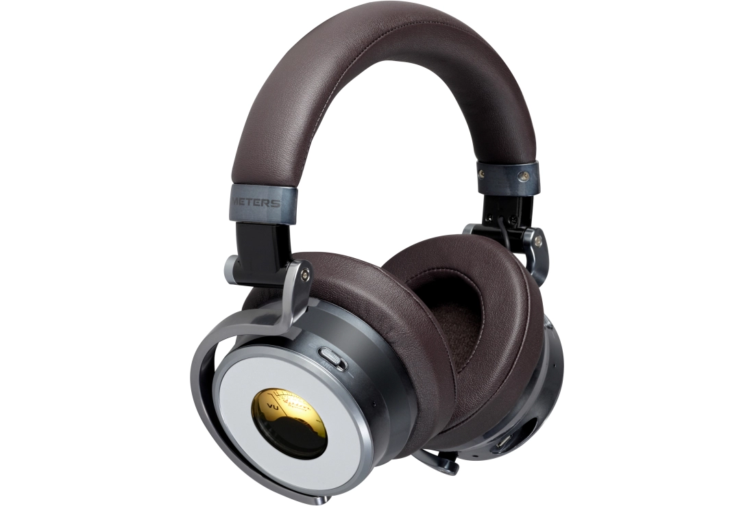 OV1B-Connect Editions Bluetooth Headphones - Silver and Brown