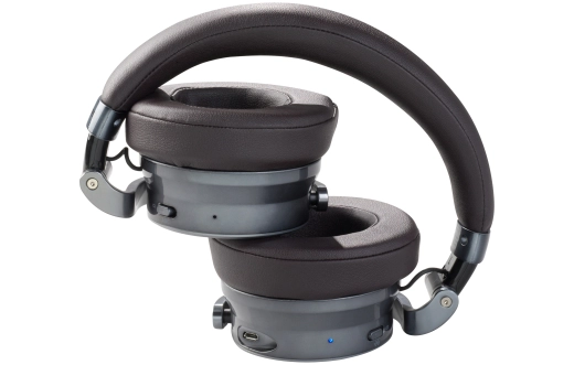 OV1B-Connect Editions Bluetooth Headphones - Silver and Brown