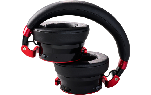 OV1B-Connect Editions Bluetooth Headphones - Black and Red