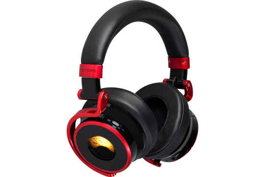 Meters - OV1B-Connect Editions Bluetooth Headphones - Black and Red
