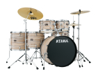 Tama - Imperialstar 6-Piece Drum Kit (22,10,12,14,16,SD) with Cymbals and Hardware - Zebrawood
