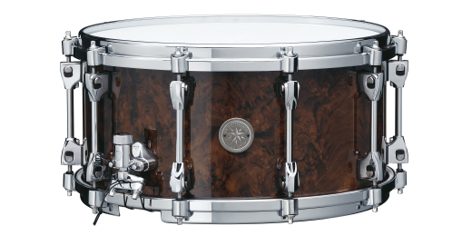 Tama - Starphonic Walnut 7x14 Snare Drum - Black Walnut Burl
