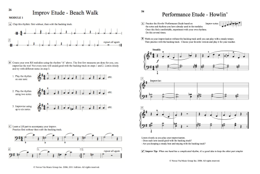 American Popular Piano: Level Two , Etudes - Norton/Smith - Piano - Book